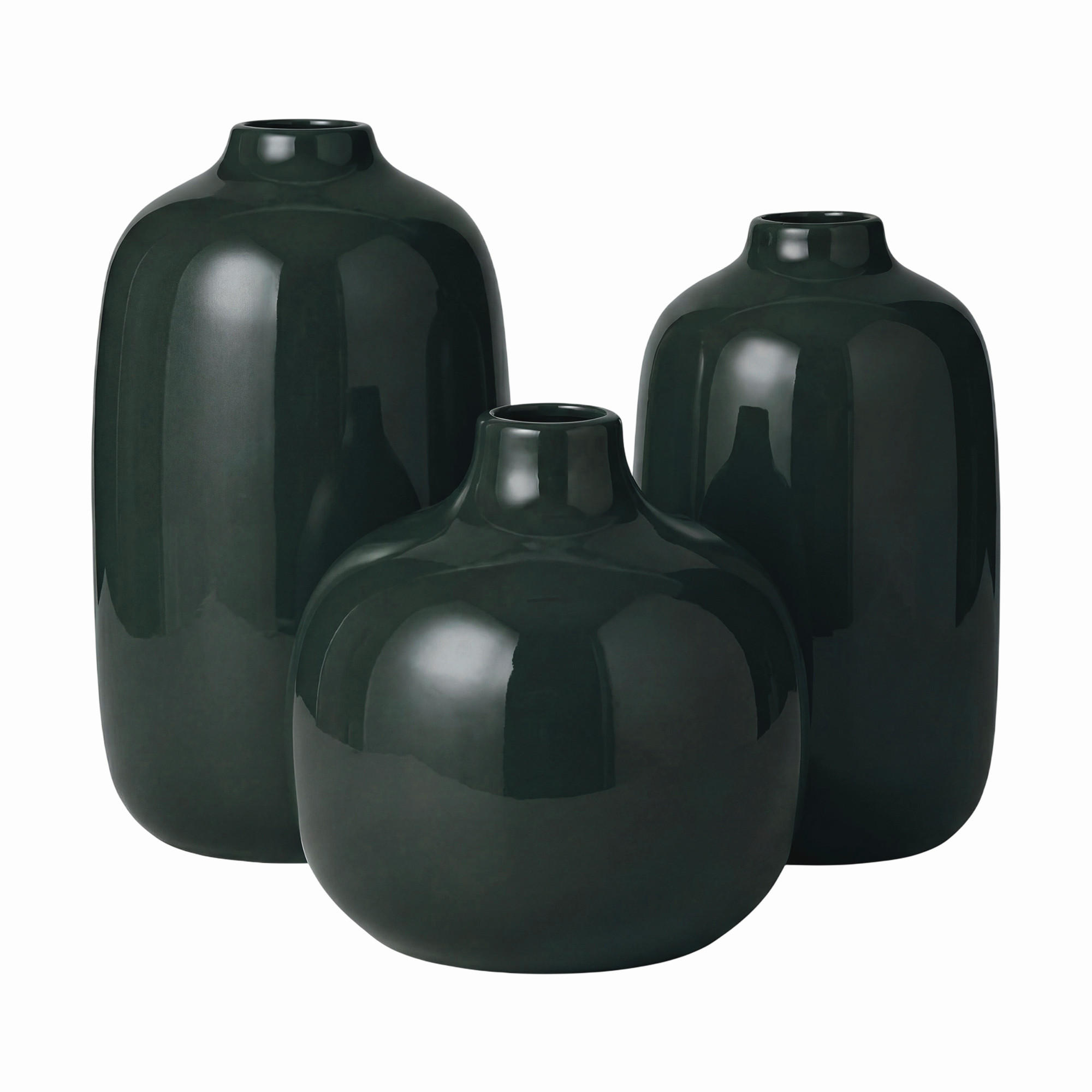 DEKOVASE  - Dunkelgrau, KONVENTIONELL, Keramik (6/10cm) - Blomus