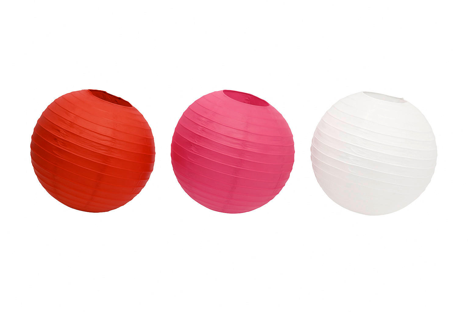 LAMPION - Pink/Rot, LIFESTYLE, Holz/Papier (30cm)