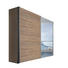 SCHWEBETÜRENSCHRANK 2 -türig Sonoma Eiche - Alufarben/Sonoma Eiche, KONVENTIONELL, Glas/Holzwerkstoff (250/216/68cm) - Hom`in