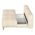 BOXSPRINGSOFA Carla  mit Stoffauswahl, Rücken echt Beige  - Beige, Design, Holz/Textil (203/97/107cm) - Dieter Knoll