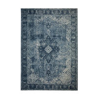 VINTAGE-TEPPICH  Wohnzimmer 120/170 cm Manhattan Blau rechteckig  - Blau, Basics, Textil (120/170cm) - Flair Rugs