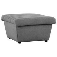 HOCKER Webstoff Graubraun  - Graubraun/Schwarz, Design, Kunststoff/Textil (74/43/85cm) - LOOKS by W.Joop