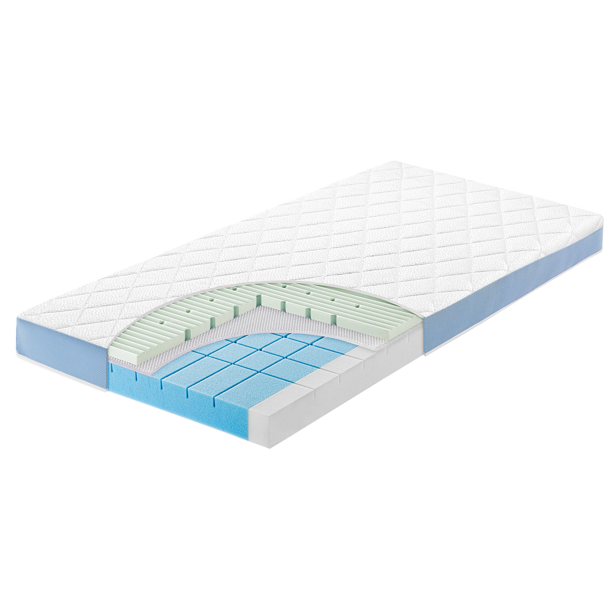 KINDERMATRATZE Höhe ca. 10 cm  - Basics (70/10/140cm) - Zöllner