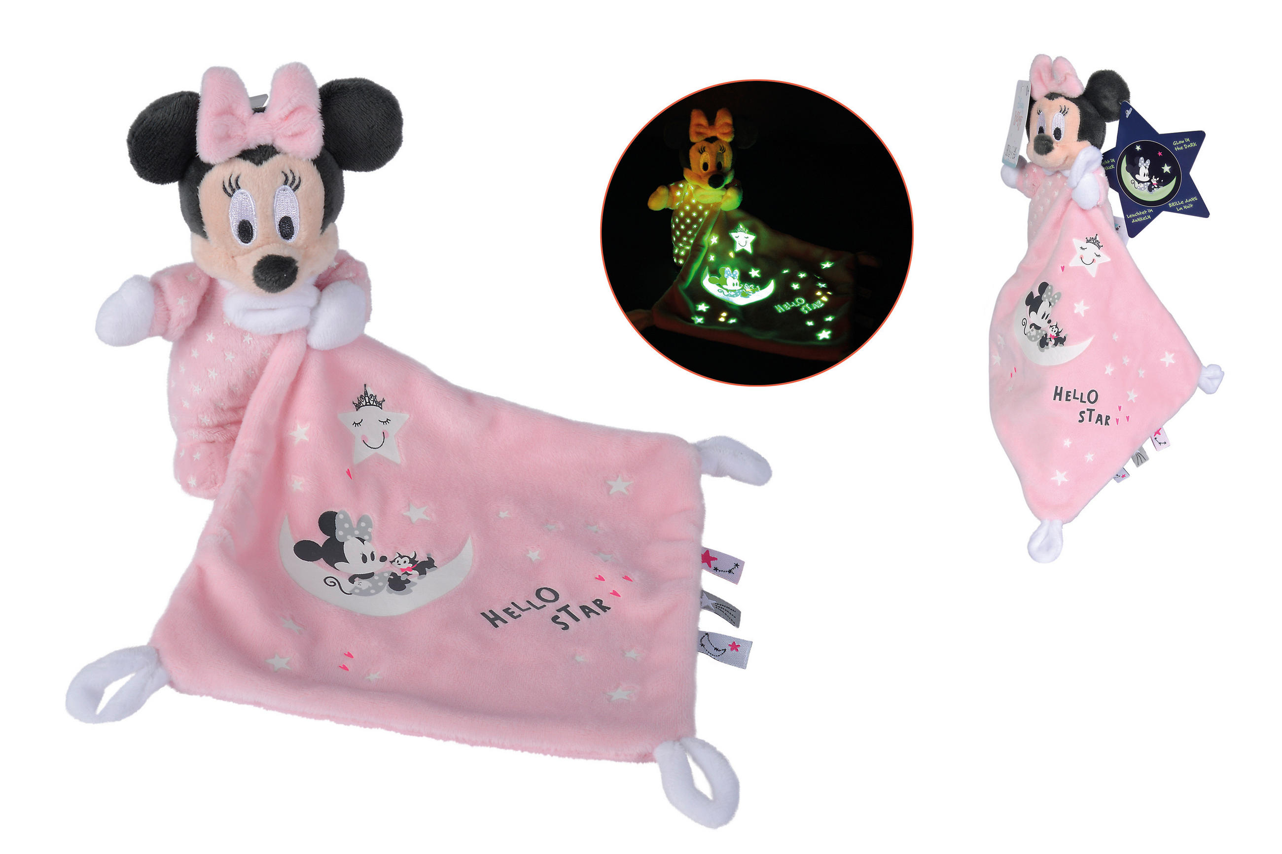 SCHMUSETUCH - Multicolor/Rosa, Basics, Textil (7/17/35cm) - Disney