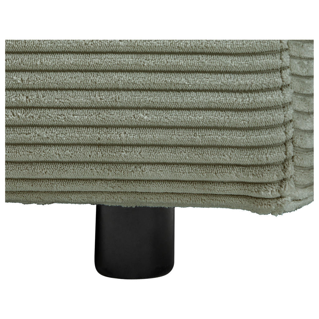 Thumbnail - Hom`in Ecksofa, Dunkelgrün, Textil, 4-Sitzer, Füllung: Schaumstoff, Federn, Ottomane links, L-Form, 265x224 cm, Blauer E...