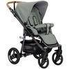 KINDERWAGEN Lux Evo  - Jadegrün/Anthrazit, Basics, Textil/Metall (64/110/100cm) - Naturkind