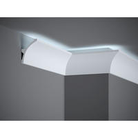 ZIDNA DEKORACIJA     240/6/8 cm      - bijela, Basics, plastika (240/6/8cm)