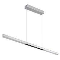 ZÁVĚSNÉ LED SVÍTIDLO, 120/8/150 cm - bílá/průhledné, Design, kov/plast (120/8/150cm) - Globo