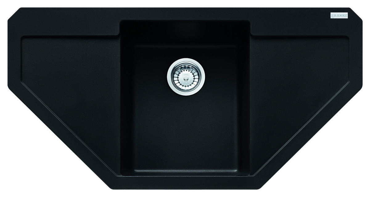 SPÜLE Maris / 114.0627.371  - Schwarz, Basics, Stein (90/50/20cm) - Franke