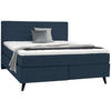 BOXSPRINGBETT 180/200 cm  in Blau  - Blau/Schwarz, Konventionell, Holz/Textil (180/200cm) - Voleo