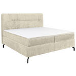 BOXSPRINGBETT 160/200 cm  in Champagner  - Champagner/Schwarz, Design, Textil/Metall (160/200cm) - Esposa