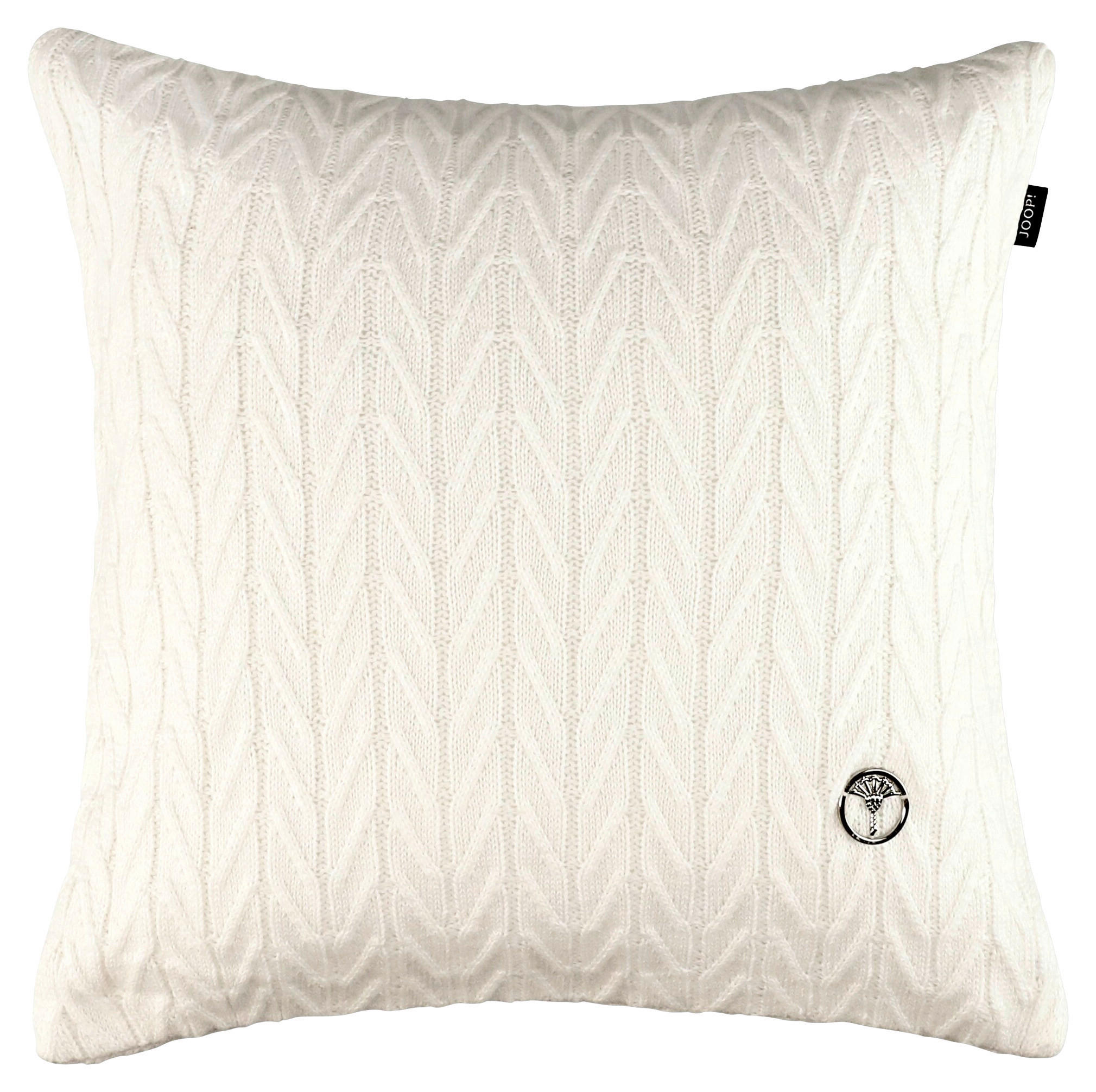 KISSENHÜLLE J-Weavelle 40/40 cm  - Weiß, Design, Textil (40/40cm) - Joop!
