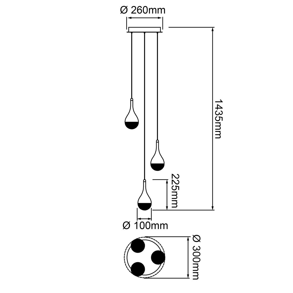 LED-HÄNGELEUCHTE 26/143,5 cm  - Chromfarben, Design, Glas/Metall (26/143,5cm) - Brilliant