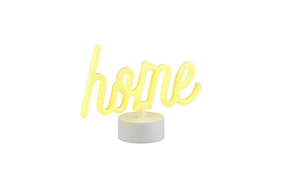 LED SVJETILJKA STOLNA  - bijela/žuta, Trend, plastika (24/8,5/16,5cm)