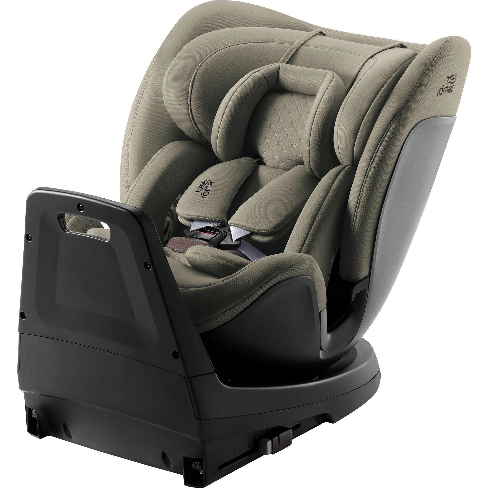 REBOARDER-KINDERSITZ SWIVEL-GROW MAX AIR  - Olivgrün, Basics, Kunststoff/Textil (44/57/56cm) - Britax Römer