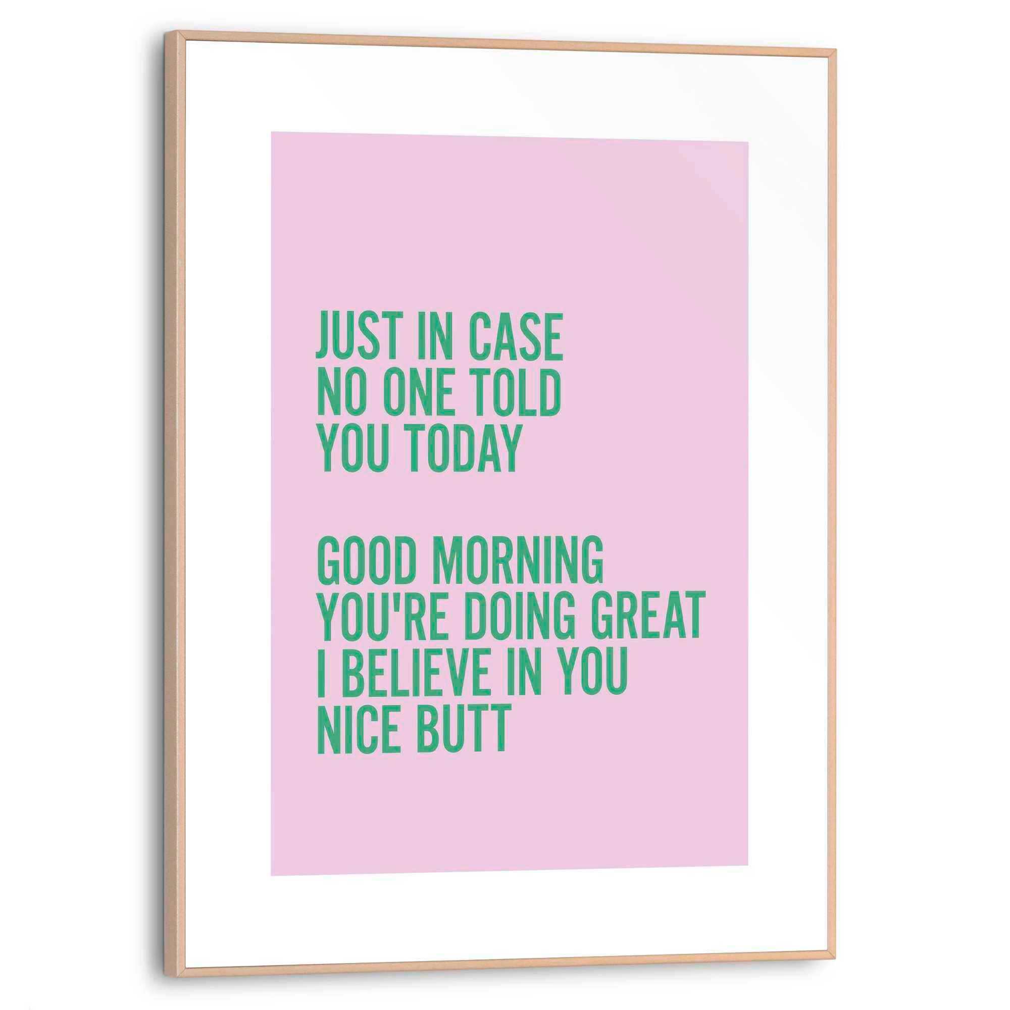 BILD 30/40 cm  - Rosa, Trend, Holzwerkstoff (30/40cm) - Reinders!