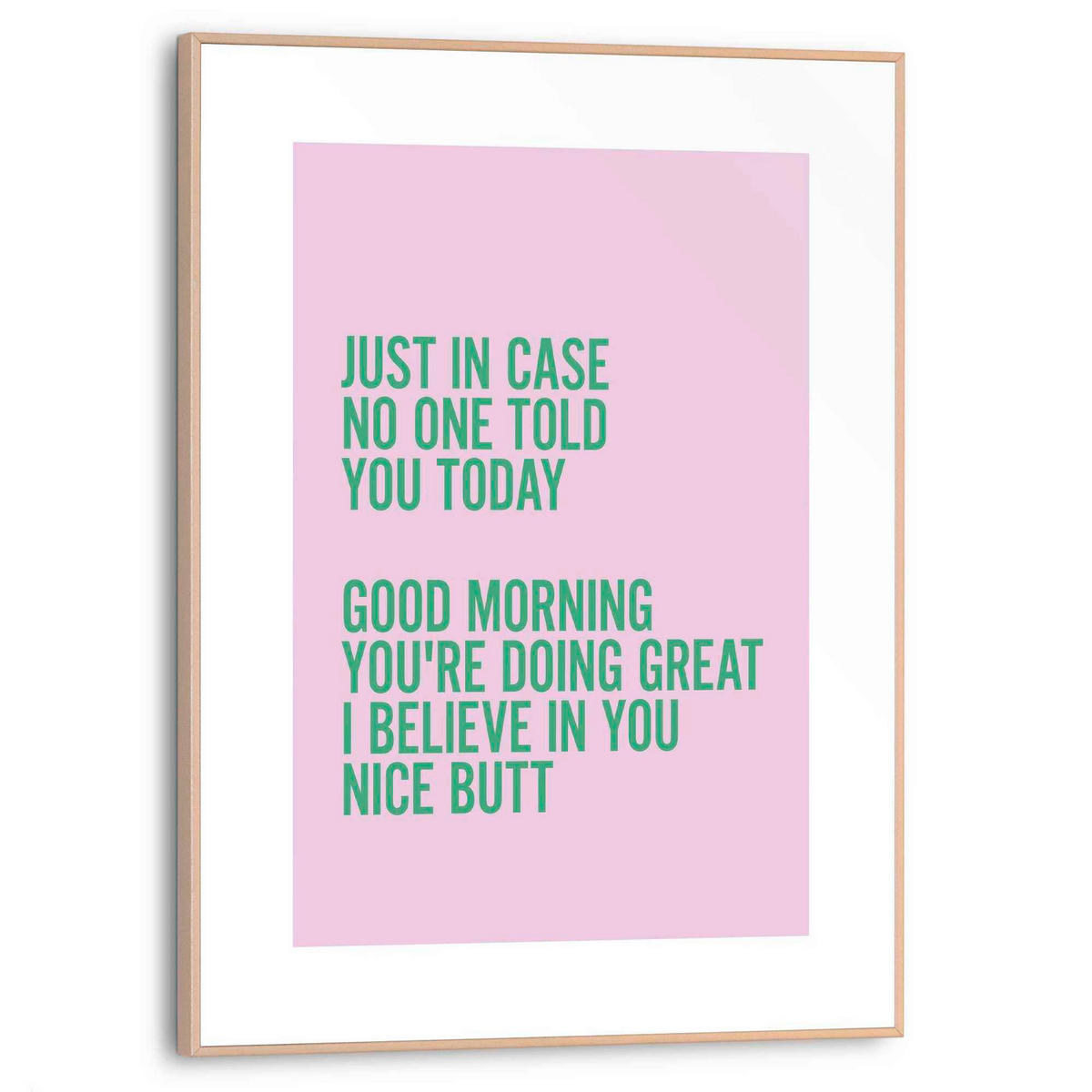 BILD 30/40 cm  - Rosa, Trend, Holzwerkstoff (30/40cm) - Reinders!