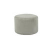 HOCKER in Textil Hellgrau  - Hellgrau, MODERN, Kunststoff/Textil (55/38/55cm) - Livetastic