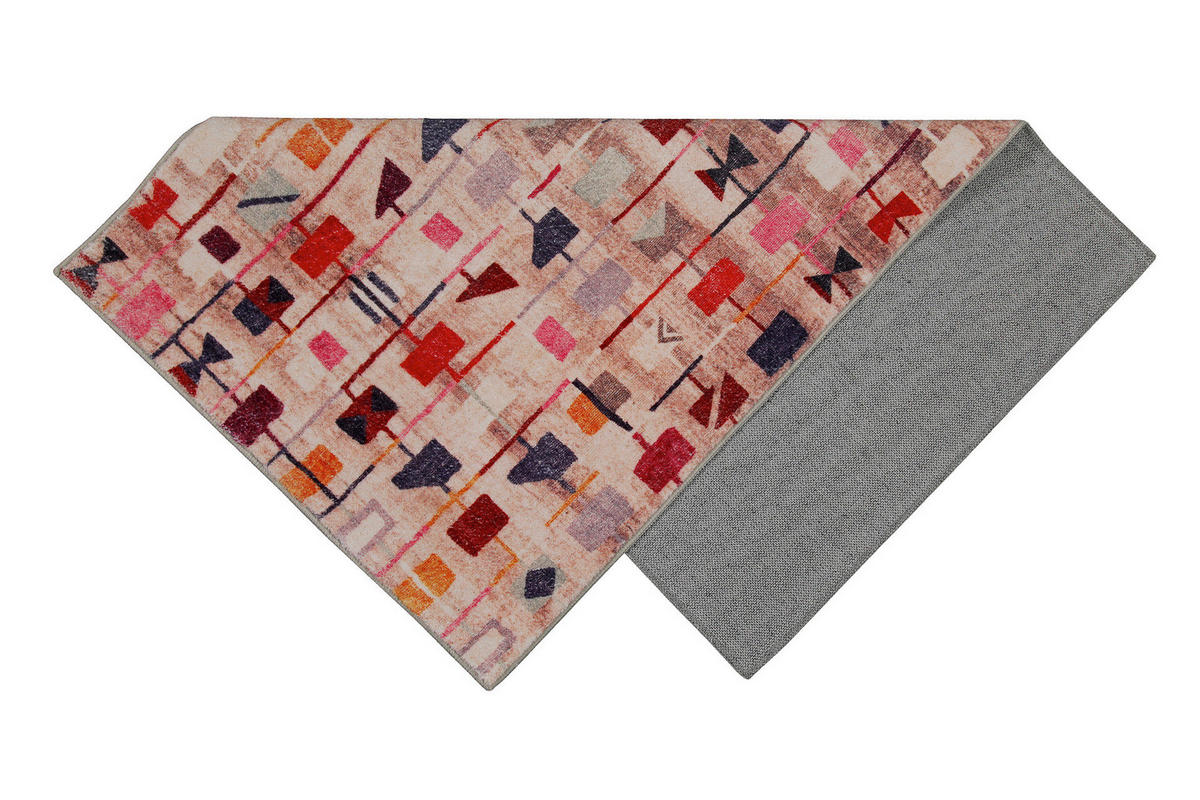 BADTEPPICH Multicolor 55/65 cm  - Multicolor, Basics, Kunststoff/Textil (55/65cm) - WECON HOME