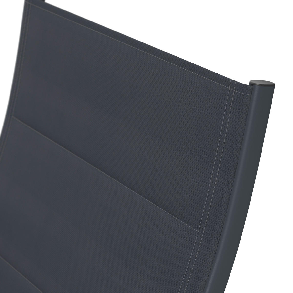 LOUNGEGARNITUR 4-teilig   Aluminium  - Dunkelgrau, MODERN, Textil/Metall - Luca Bessoni