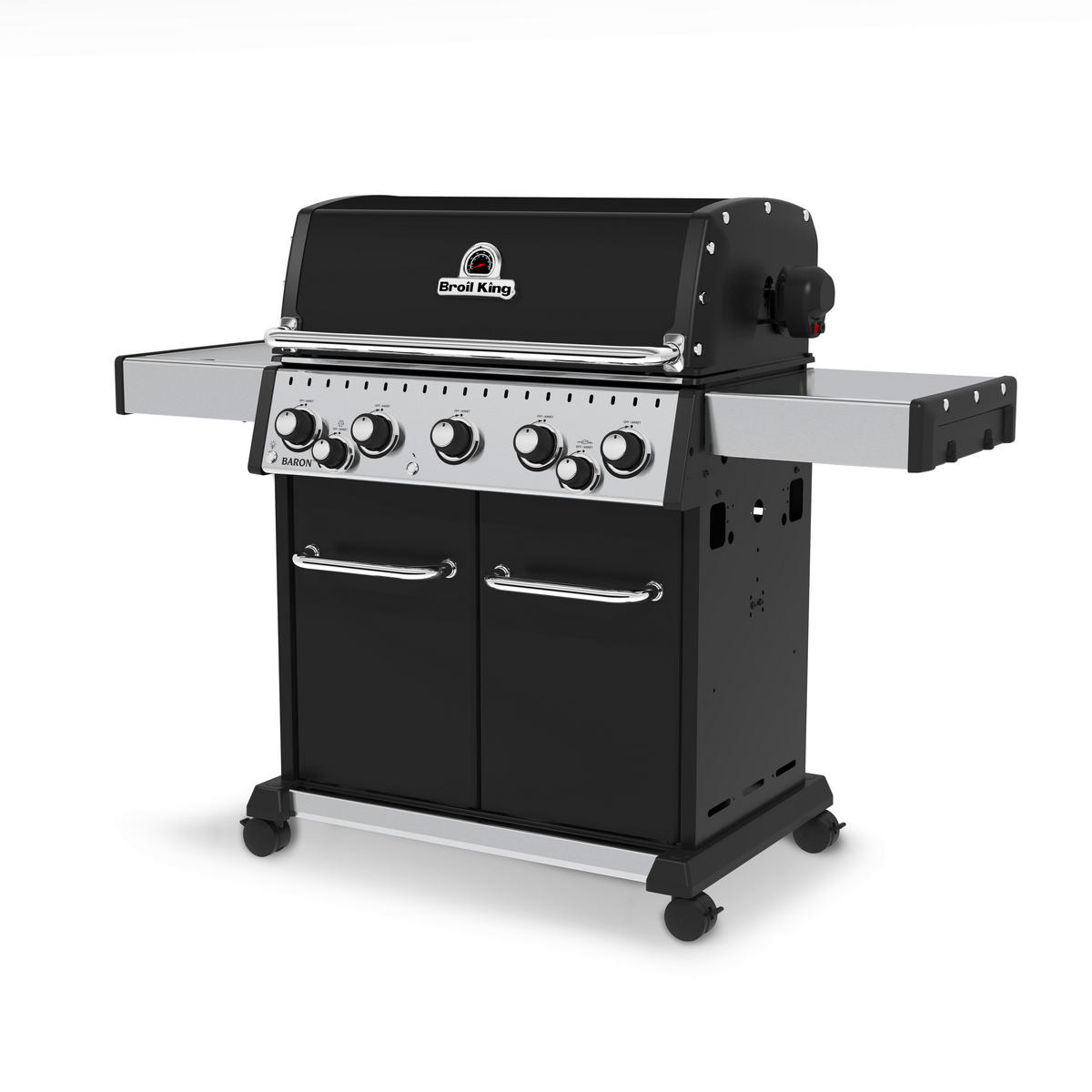 PLINSKI ŽAR  BARON - črna, Basics, kovina (161/116/61cm) - Broil King