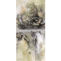 ÖLGEMÄLDE Abstraktes 40/85 cm  - Multicolor, Design, Holzwerkstoff/Textil (40/85cm) - Monee