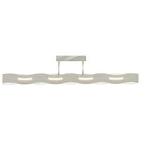 LED-DECKENLEUCHTE Wave   - Nickelfarben, Basics, Metall (20/100/7cm)