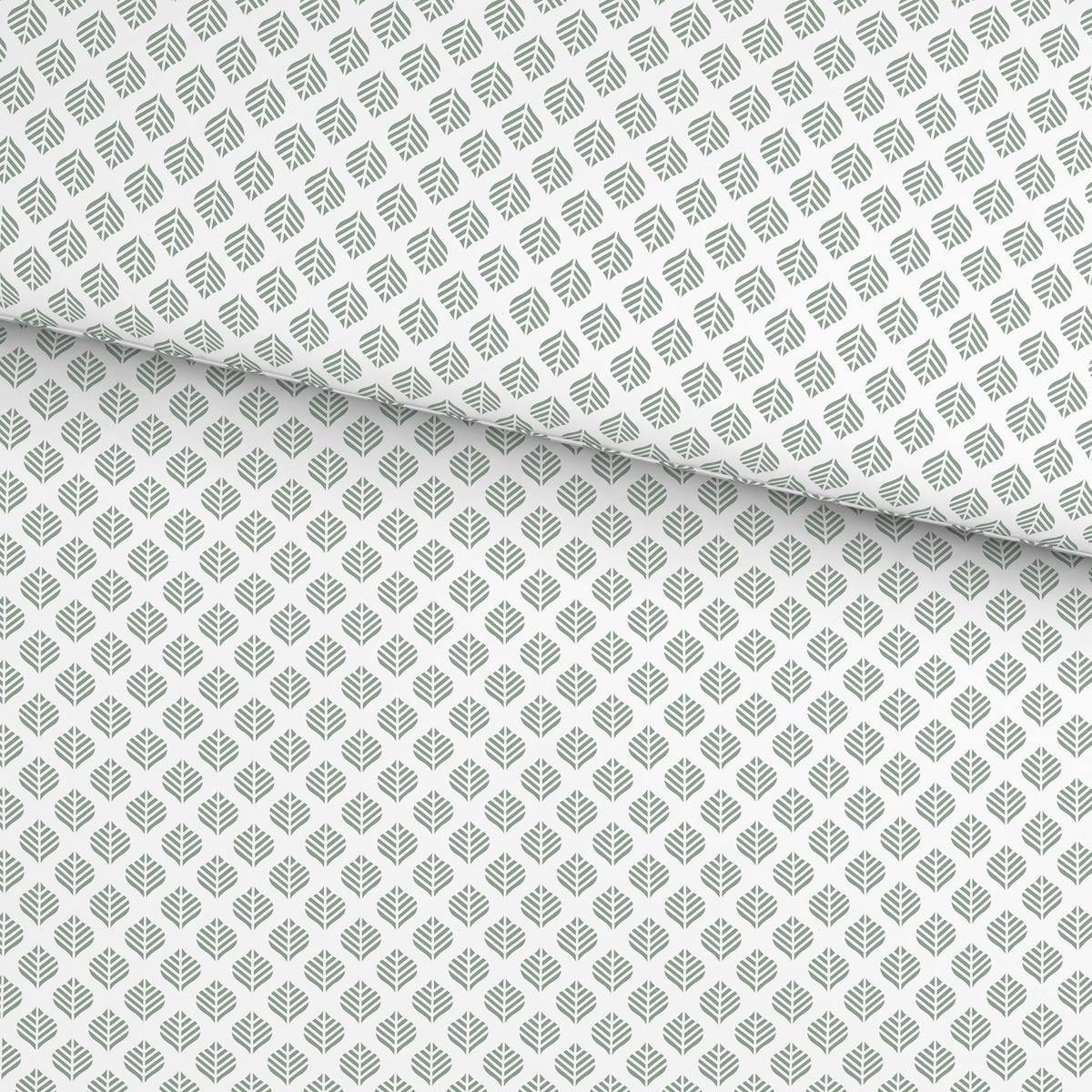 BETTWÄSCHE 2-teilig Flanell 140/200 cm  - Grün, KONVENTIONELL, Textil (140/200cm) - Esposa