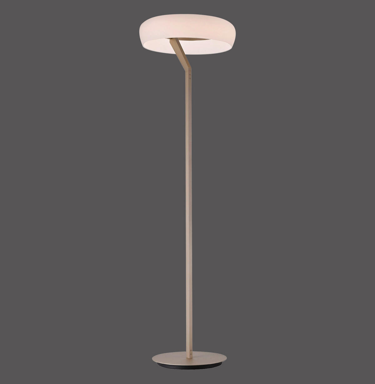 LED-STEHLEUCHTE - Bronzefarben, Basics, Glas/Metall (51,3/51,3/180cm) - Paul Neuhaus