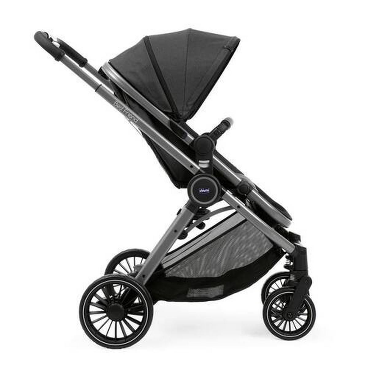 KINDERWAGEN BEST FRIEND PRO  - Schwarz, Basics, Textil/Metall (60/95/106cm) - Chicco