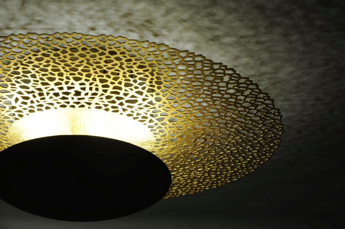 LED-DECKENLEUCHTE 45/45/16 cm   - Rostfarben, Design, Metall (45/45/16cm) - Paul Neuhaus