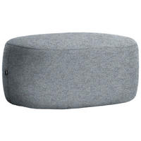 HOCKER in Textil Braun, Grau  - Schwarz/Braun, MODERN, Kunststoff/Textil (88/43/66cm) - Hom`in