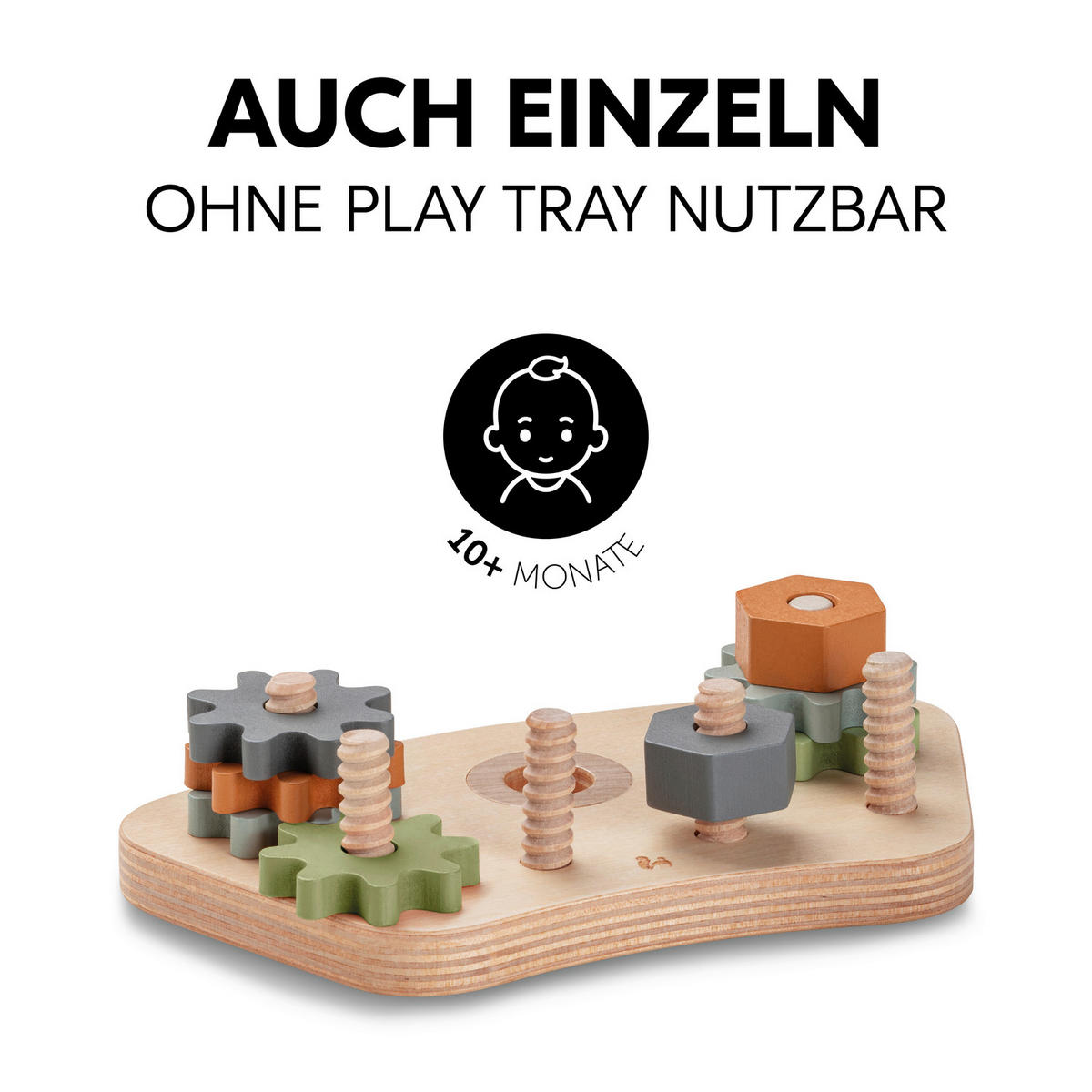 MOTORIKSPIEL - Buchefarben, Basics, Holz (20/5/11cm) - Hauck