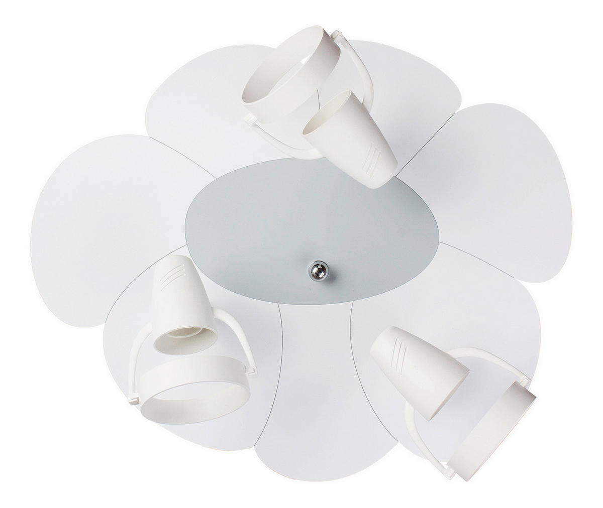 KINDERDECKENLEUCHTE Blume 39/33/16 cm  - Grau, Basics, Holzwerkstoff/Kunststoff (39/33/16cm)