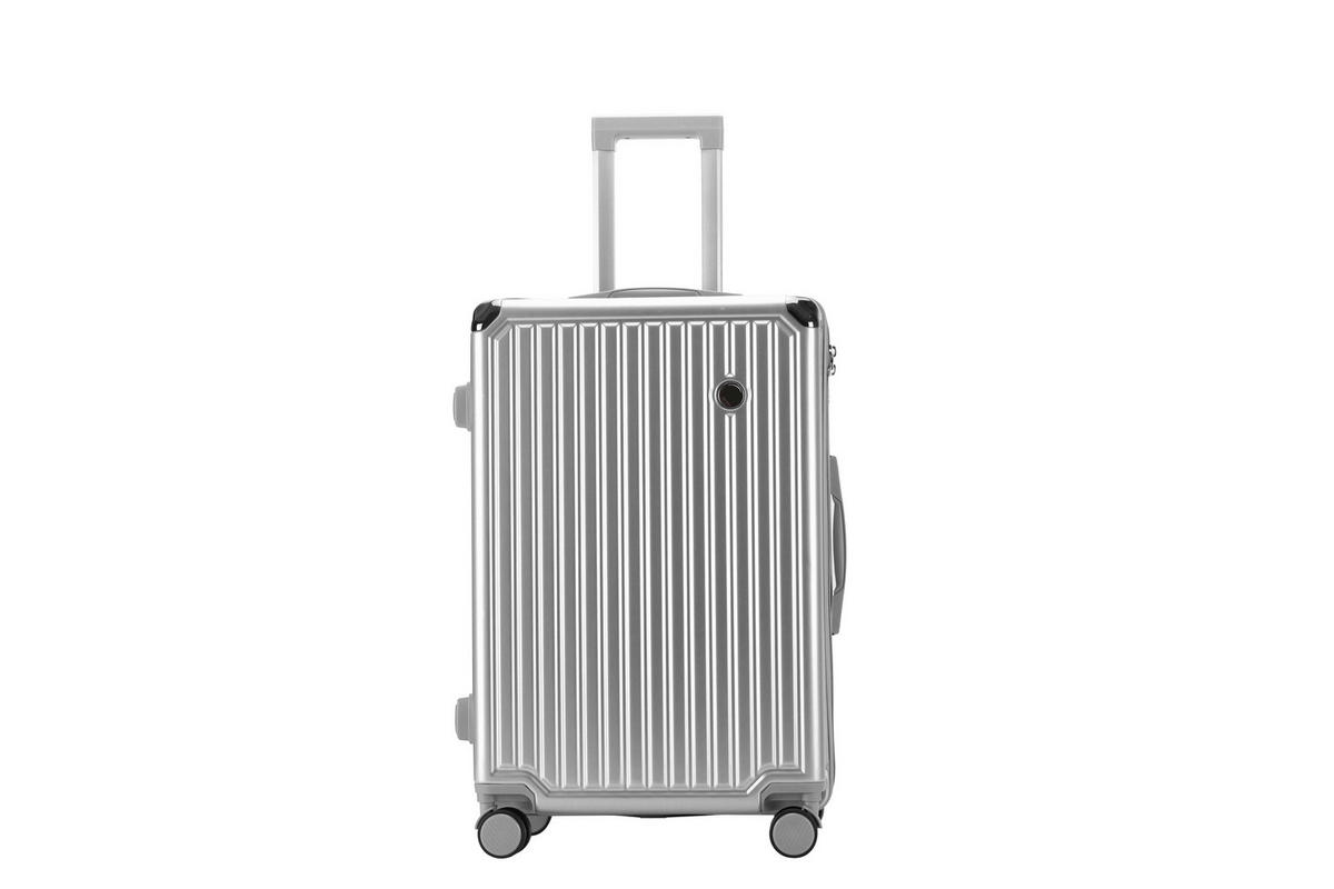 UTAZÓBŐRÖND - ezüstszínű, Design, műanyag/textil (44,5/65/26cm) - Novel