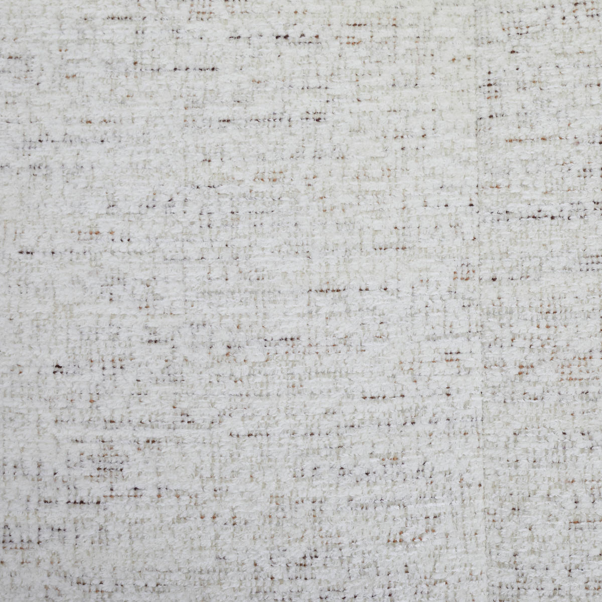 ECKSOFA in Chenille Creme  164/255 cm  - Creme/Schwarz, KONVENTIONELL, Kunststoff/Textil (164/255cm) - Carryhome