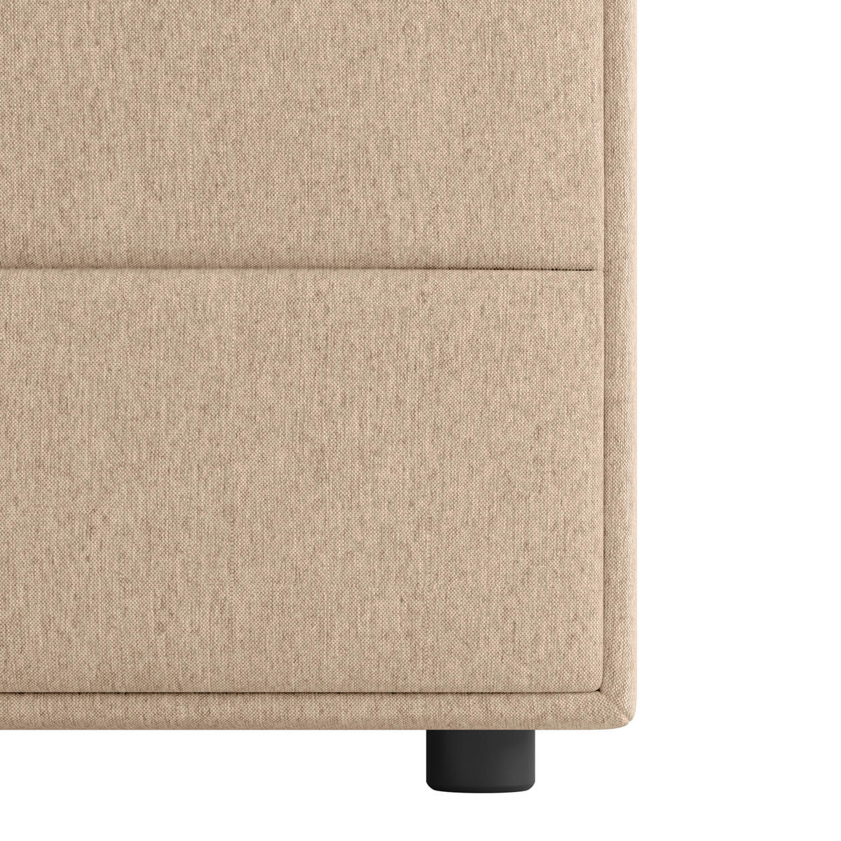 BOXSPRINGBETT 120/200 cm  in Naturfarben  - Naturfarben, Modern, Holz/Kunststoff (120/200cm) - MID.YOU