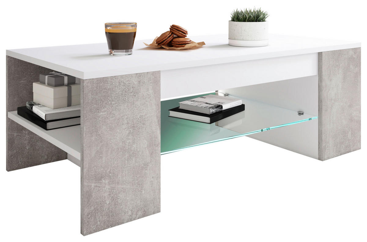 COUCHTISCH in Holzwerkstoff 100/50/35 cm  - Grau, Modern, Holzwerkstoff (100/50/35cm) - MID.YOU