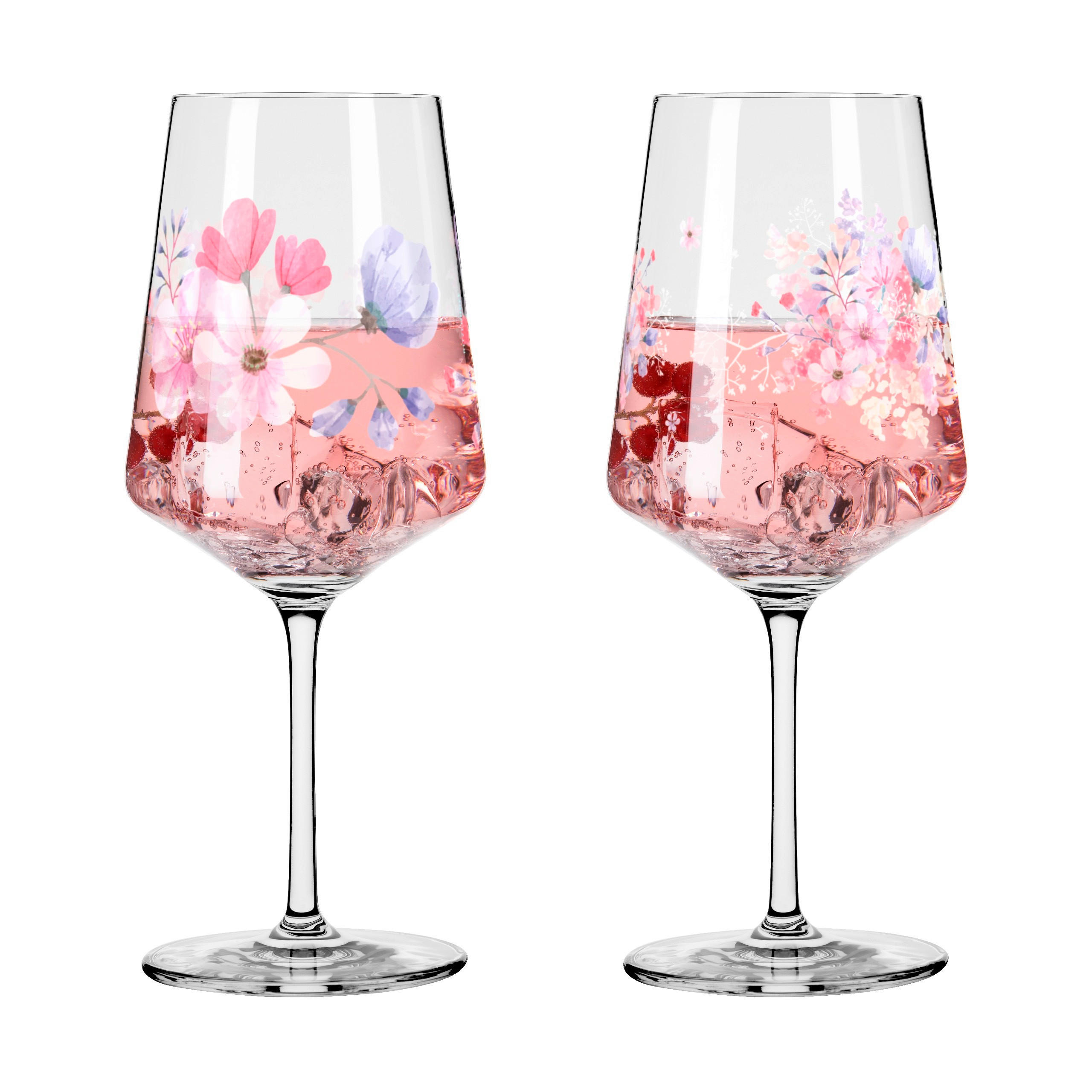SPRITZERGLAS 550 ml 2-teilig  - Lila/Rosa, LIFESTYLE, Glas (9,5/22,5/9,5cm) - Ritzenhoff