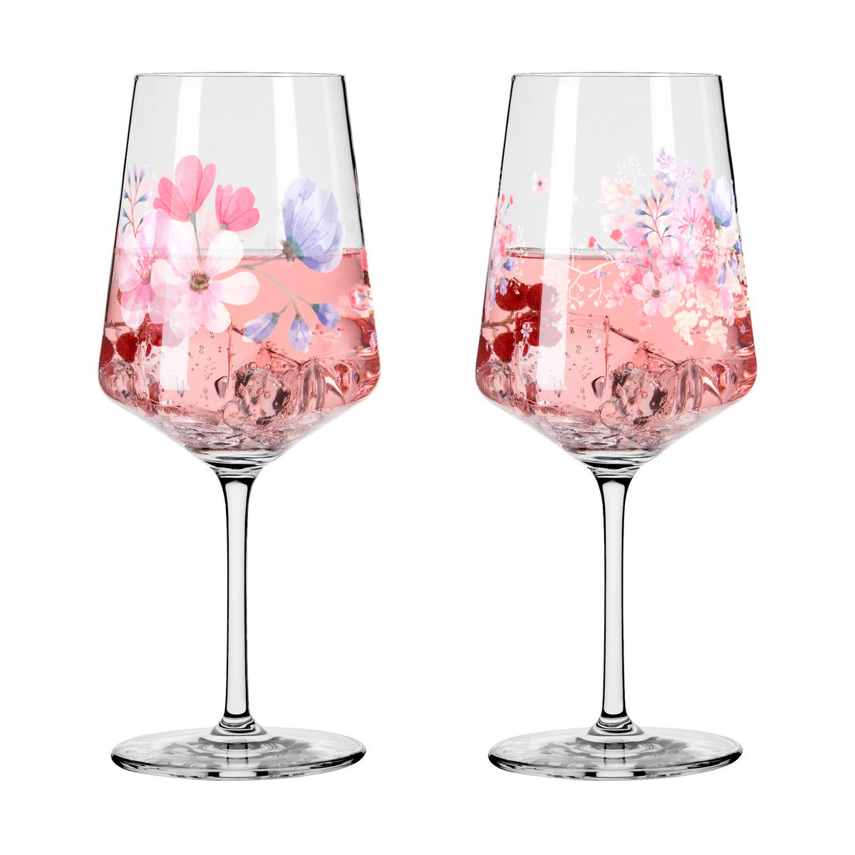 SPRITZERGLAS 550 ml 2-teilig  - Lila/Rosa, LIFESTYLE, Glas (9,5/22,5/9,5cm) - Ritzenhoff