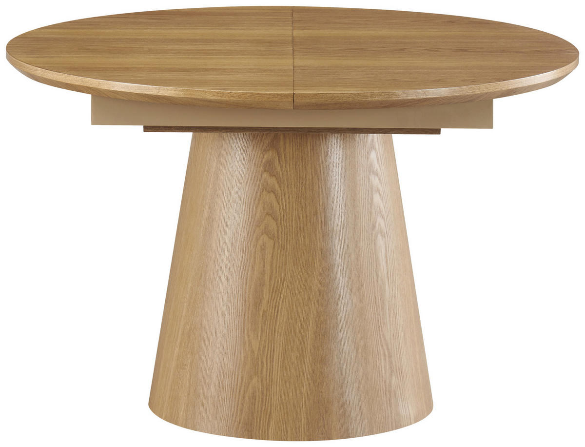 ESSTISCH Eichefarben oval  ausziehbar  - Eichefarben, KONVENTIONELL, Holz/Holzwerkstoff (120-160/76/120cm) - MID.YOU