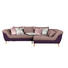 WOHNLANDSCHAFT in Textil Rosa, Violett - Violett/Naturfarben, Design, Holz/Textil (313/175cm) - Carryhome WOHNLANDSCHAFT in Textil Rosa, Violett - Violett/Naturfarben, Design, Holz/Textil (313/175cm) - Carryhome
