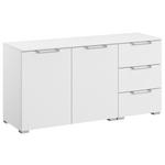 SIDEBOARD  in 120/61/42 cm  - Silberfarben/Alufarben, Design, Holzwerkstoff/Kunststoff (120/61/42cm) - Novel