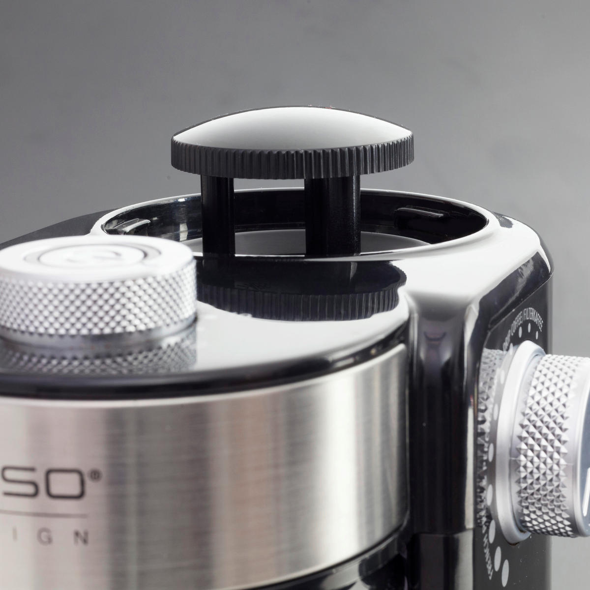 KAFFEEMÜHLE  - Edelstahlfarben/Transparent, Basics (13/25/18cm) - CASO Design