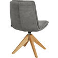 STUHL - Eichefarben/Grau, Design, Holz/Textil (50/90/69cm) - Johann Jakob