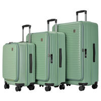 SET VALIZE DE CĂLĂTORIE - verde deschis, Design, plastic (51.5/78/31cm) - Schneiders