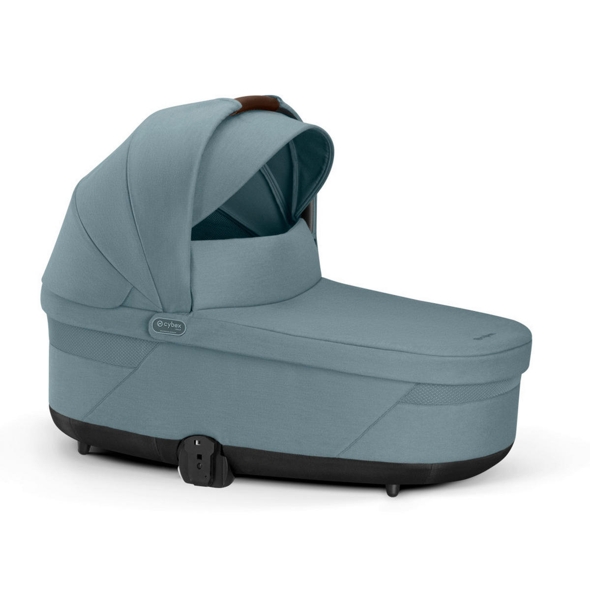 LIGGDEL Cot S Lux  - pastellblå, Basics, textil/plast (84,5/41/31,5cm) - Cybex