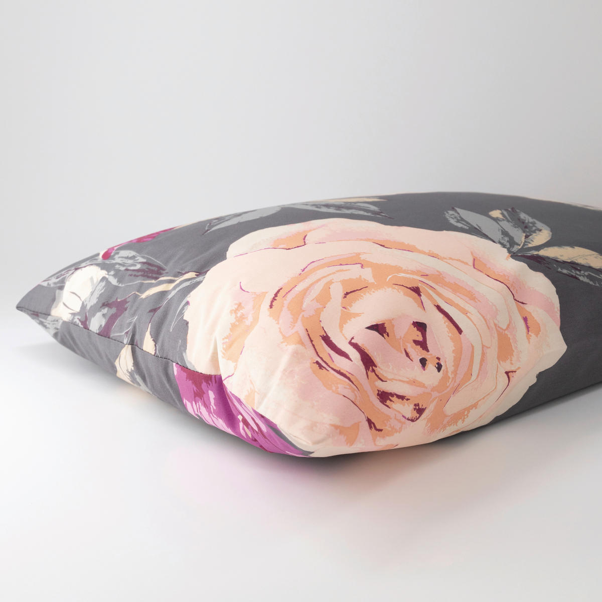 KOPFPOLSTERBEZUG 40/80 cm  - Dunkelgrau, Design, Textil (40/80cm) - Florella