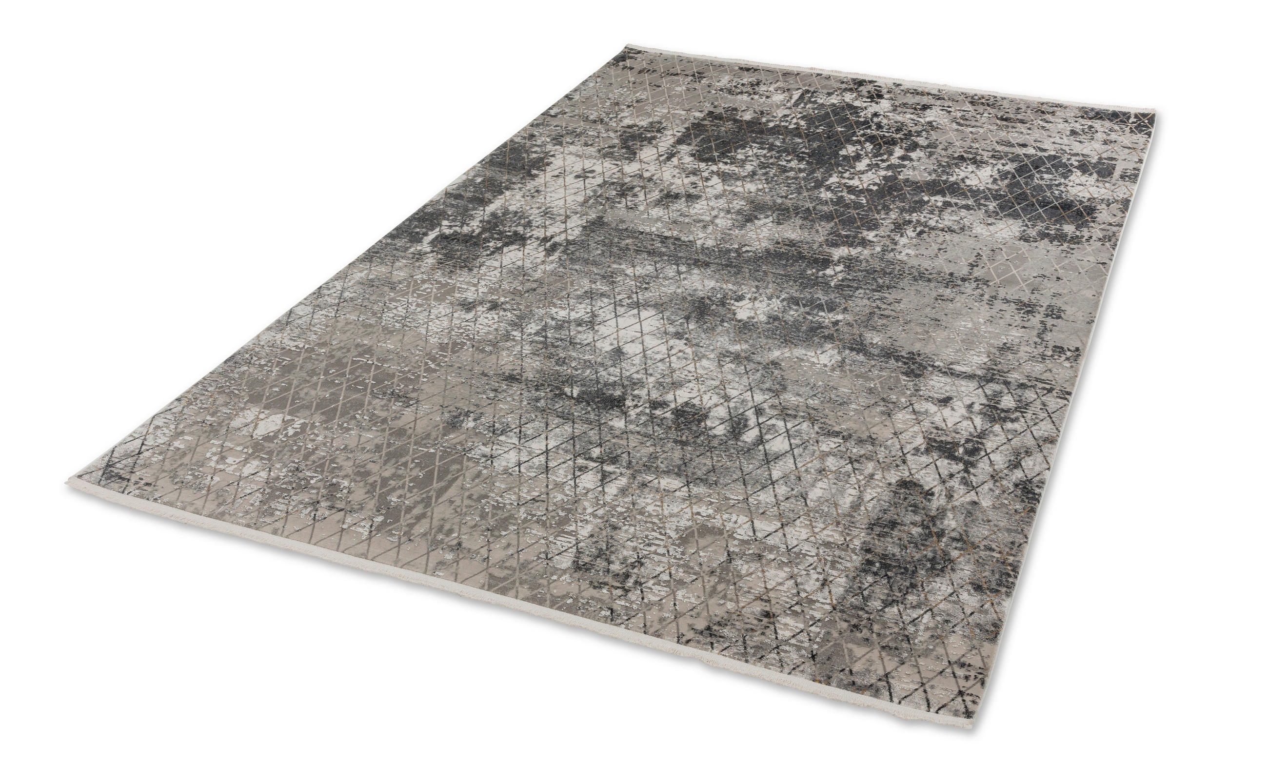 WEBTEPPICH 133/190 cm Vision Anthrazit  - Anthrazit, KONVENTIONELL, Textil (133/190cm) - Schöner Wohnen