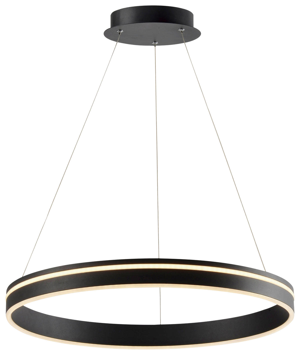ZÁVESNÉ LED SVIETIDLO, 59/59/120 cm  - antracitová, Design, kov/plast (59/59/120cm)